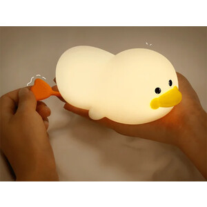 خرید چراغ خواب سیلیکونی شارژی طرح اردک Duck LED Night Lamp Silicone USB Rechargeable Sleeping light