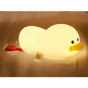 کیفیت چراغ خواب سیلیکونی شارژی طرح اردک Duck LED Night Lamp Silicone USB Rechargeable Sleeping light