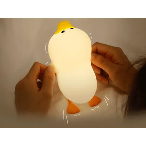 خرید چراغ خواب سیلیکونی شارژی طرح اردک Duck LED Night Lamp Silicone USB Rechargeable Sleeping light
