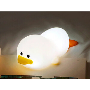 خرید چراغ خواب سیلیکونی شارژی طرح اردک Duck LED Night Lamp Silicone USB Rechargeable Sleeping light