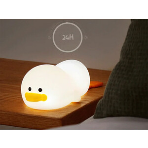بهترین چراغ خواب سیلیکونی شارژی طرح اردک Duck LED Night Lamp Silicone USB Rechargeable Sleeping light