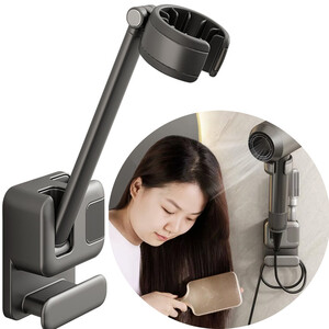 استند و پایه سشوار یوکین YOUGIN مدل za-071 نصب بدون سوراخکاری