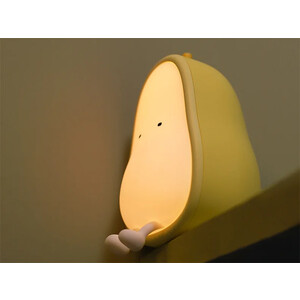 قیمت چراغ خواب طرح گلابی اتاق کودک Cute Fruit Pear lamp Silicone Night Light USB Rechargeable Dimming Cartoon Bedroom