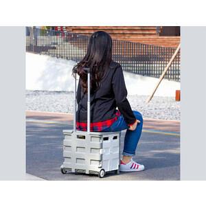 کیفیت چرخ خرید بزرگ تاشو شیائومیXiaomi MAIWEI Foldable Trolley Cart 55L TN-SNX02
