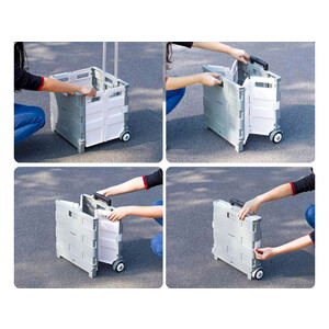خرید چرخ خرید بزرگ تاشو شیائومیXiaomi MAIWEI Foldable Trolley Cart 55L TN-SNX02