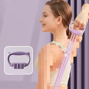 خرید نوار الاستیک تناسب اندام خانگی شش رشته‌ای با کشش قابل تنظیم