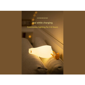 چراغ خواب فانتزی رومیزی قابل شارژ Festive LED Lying Flat Duck Lamp