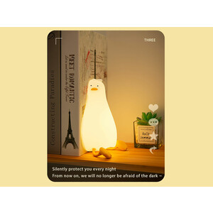 چراغ خواب فانتزی رومیزی قابل شارژ Festive LED Lying Flat Duck Lamp