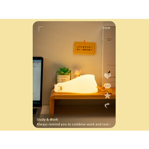 چراغ خواب فانتزی رومیزی قابل شارژ Festive LED Lying Flat Duck Lamp