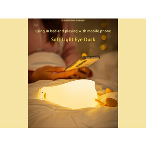 چراغ خواب فانتزی رومیزی قابل شارژ Festive LED Lying Flat Duck Lamp