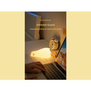 چراغ خواب فانتزی رومیزی قابل شارژ Festive LED Lying Flat Duck Lamp