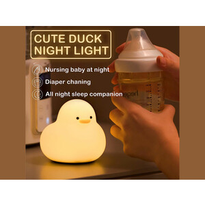 minimalist cute duck cartoon bedroom lamp
