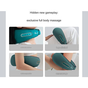 تسکین دهنده درد گردن، شانه و پا قابل حمل Qixi Xinji Travel Massage Pillow 7C-J11