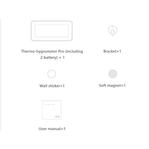 ساعت و دماسنج و رطوبت سنج هوشمند شیائومی Xiaomi MIJIA Temperature Humidity Meter