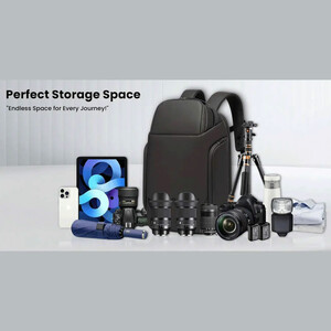 کوله پشتی دوربین با قابلیت باز شدن 180 درجه و ظرفیت بزرگ بنج Bange BG-7277-15