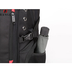 کوله یو اس بی دار بنج مناسب برای لپ تاپ 17 اینچ Bange BG-1901 Ransel Hitam Backpack Pria Tas 17 Inch