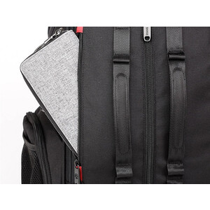 کوله یو اس بی دار بنج مناسب برای لپ تاپ 17 اینچ Bange BG-1901 Ransel Hitam Backpack Pria Tas 17 Inch