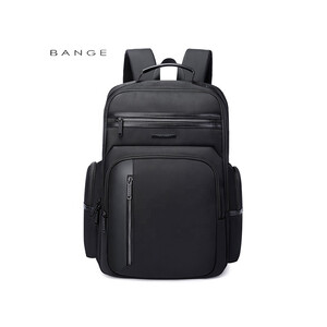 کوبه پشتی چرمی ضد آب یو اس بی دار بنج Bange BG-2602 Men Impaled Leather Waterproof Backpack with USB Port