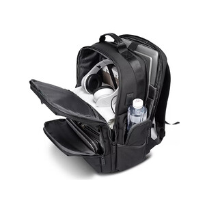 کوله پشتی پارچه ای ضد آب یو اس بی دار بنج مناسب تبلت و لپ تاپ تا 15.6 اینچ Bange BG-2601 Waterproof Backpack with USB Port