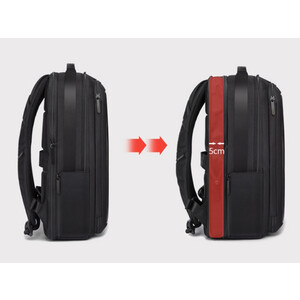 خرید کوله پشتی مسافرتی ضد آب با پورت یو اس بی مناسب برای لپتاپ 15 اینچی BANGE BG-S56 Waterproof Men'S Travel Backpack