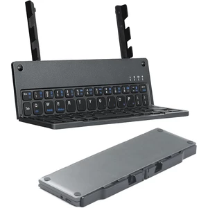 کیبورد بی‌سیم تاشو شارژی هارمونیکا HARMONICA با استند موبایل و تبلت
