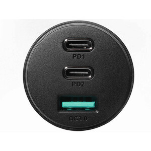 شارژر فندکی یو اس بی و تایپ سی فست شارژ 70 وات جویروم Joyroom JR-CL26 70W 3-Port (2PD+1USB) Car Charger
