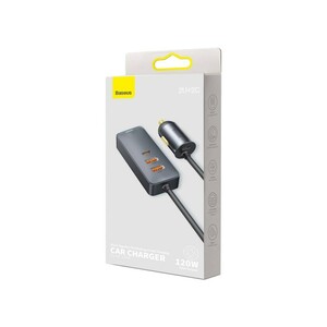 شارژر فندکی بیسوس مدل Baseus Share Together Car Charger 120W CCBT-A0G