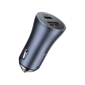 شارژر فندکی فست شارژ ماشین دو پورت بیسوس CCJD-0