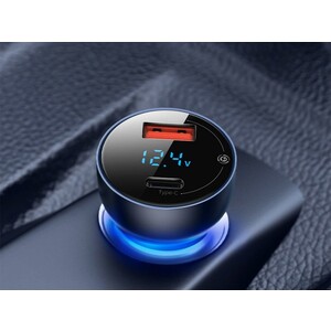 شارژر فندکی فست شارژ ماشین تایپ سی بیسوس