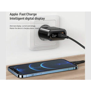 شارژر دیواری فست شارژ 20 وات مک‌دودو Mcdodo CH-717 USB-C/USB-A LED Adapter
