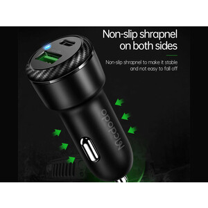 شارژر فندکی سریع تایپ سی و یو اس بی 38 وات مک دودو Mcdodo USB PD Type-C Quick Car Charger 38W CC-597