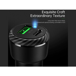 شارژر فندکی سریع تایپ سی و یو اس بی 38 وات مک دودو Mcdodo USB PD Type-C Quick Car Charger 38W CC-597