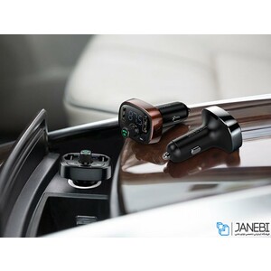 شارژر فندکی فست شارژ ماشین با قابلیت پخش موسیقی و تماس بیسوس