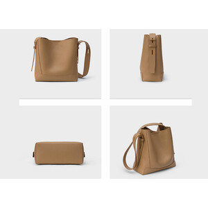 کیفیت خرید کیف دوشی چرم زنانه با ظرفیت بزرگ new women's leather shoulder crossbody bag 5478
