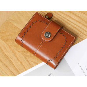 فروش کیف پول زنانه چرمی تاشو IOS/Aiguoshi Cowhide women's folding wallet 2045