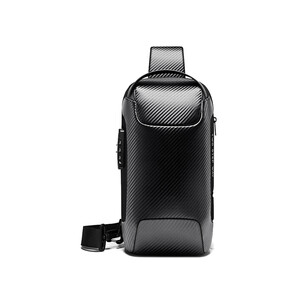 خرید کوله تک بند ضد سرقت و ضد آب بنج Bange 22085 plus Carbon Waterproof Crossbody Chest Bag