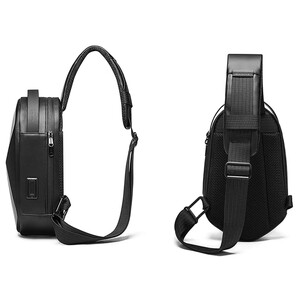 خرید کوله تک بند منشوری دارای پورت USB بانگه BANGE BG-7213 PRISM CROSSBODY BAG (9.7")