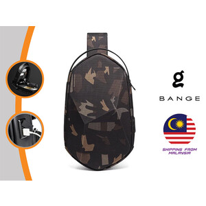 فروش کوله تک بند منشوری دارای پورت USB بانگه BANGE BG-7213 PRISM CROSSBODY BAG (9.7")