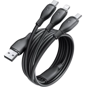 قیمت کابل شارژ USB به لایتنینگ/تایپ سی/میکرو یو اس بی  3.5 آمپر بیسوس
