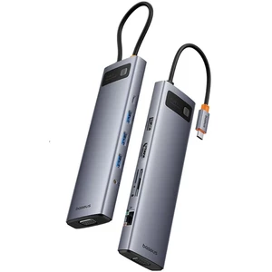هاب تایپ سی 11 پورت باسئوس Baseus مدل BS-OH147 توان 100 وات