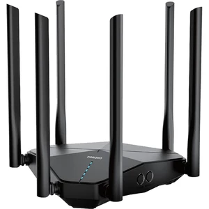 روتر وای فای قابل حمل پورودو Porodo مدل PDLFST207BK با 6 آنتن خارجی