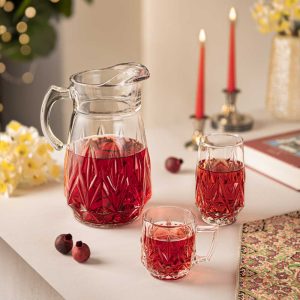 سرویس پارچ و لیوان 7 پارچه کویین نوری تازه