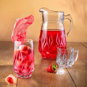 سرویس پارچ و لیوان 7 پارچه کویین نوری تازه