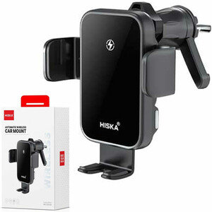 هولدر شارژر وایرلس خودرو هیسکا Hiska مدل HK-2355W توان 15 وات