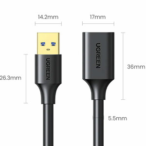 کابل افزایش طول یو اس بی 3.0 یوگرین