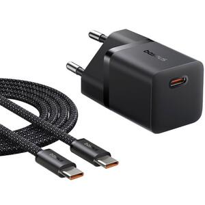 شارژر دیواری 25 وات باسئوس Baseus مدل CCGAN25E5-M پورت تایپ سی