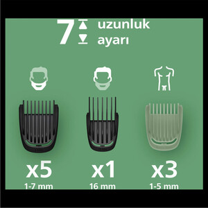 ماشین اصلاح چند کاره فیلیپس Philips اصل مدل MG5942/15 ضد آب و شارژی