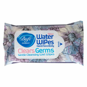 دستمال مرطوب پاک کننده دافی Dafi مدل Clears Germs بسته 12 عددی