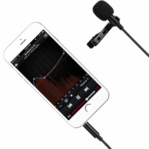 استفاده از میکروفون یقه ای HS-M01 روی موبایل