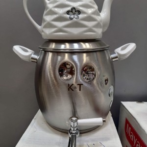 کتری و قوری ست برند K&T مدل قوری چینی